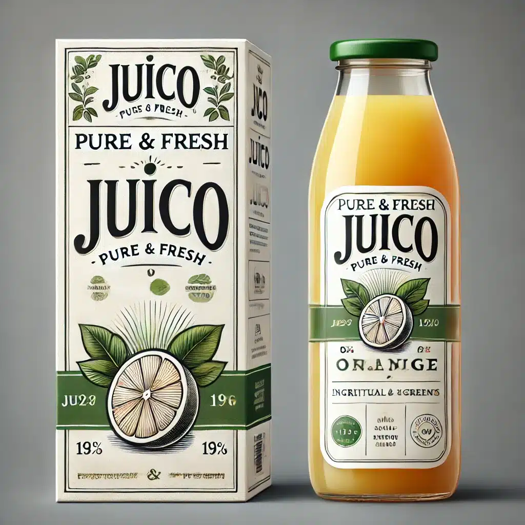 Packaging Jus de fruit